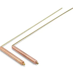 Baguette de radiesthésie laiton - cuivre (paire)