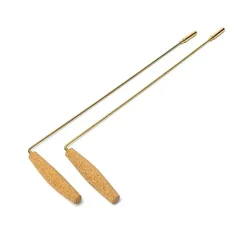 Baguette de radiesthésie laiton - liège