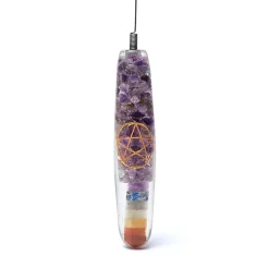 Bio-tenseur orgonite, pentacle et chakras
