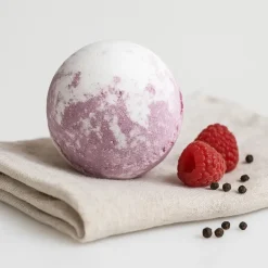 Bombe de bain au Karité | Framboise poivrée