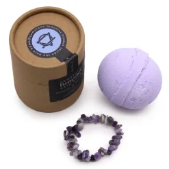 Bombe de bain & Bracelet Améthyste