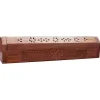 Boîte brûle encens en bois d'acacia