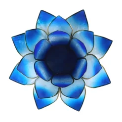 Bougeoirs Lotus - Bords Dorés 13.5 cm
