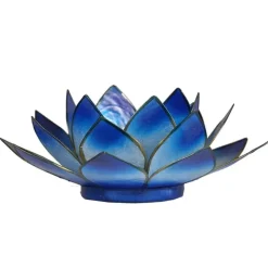 Bougeoirs Lotus - Bords Dorés 13.5 cm