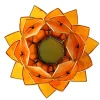Bougeoirs Lotus - Bords dorés - Grand Format