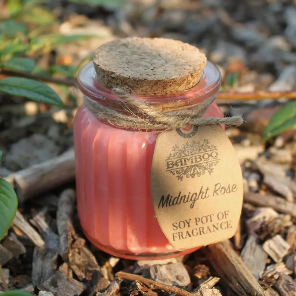 Bougie Cire de soja - Rose de Minuit