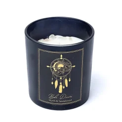 Bougie d'intention en verre 20h | Boho Dreams