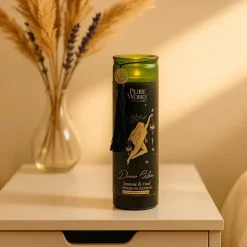 Bougie d'intention en verre 80h | Divine Goddess