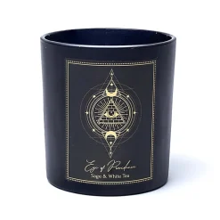 Bougie d'intention en verre 20h | Eye of providence