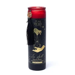 Bougie d'intention en verre 80h | Love Spell