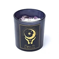 Bougie d'intention en verre 20h | Purifying Moon