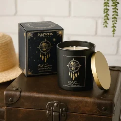 Bougies d'intention en verre - 50h | Boho dreams