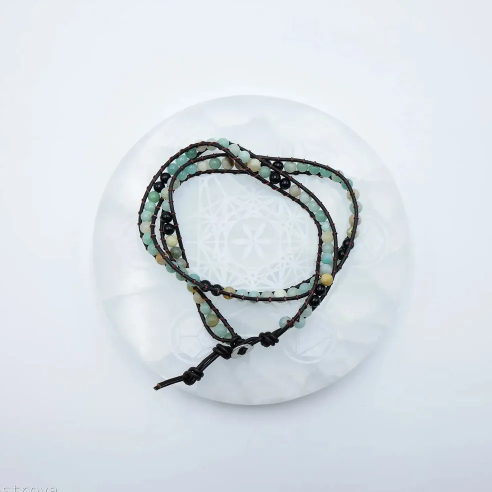 Bracelet Agates multicolores | 87 perles
