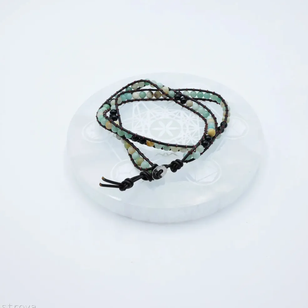 Bracelet Agates multicolores | 87 perles