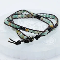 Bracelet Agates multicolores | 87 perles
