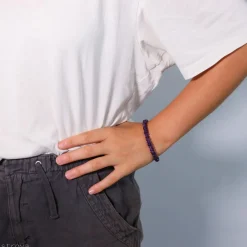 Bracelet Améthyste à facettes