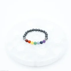 Bracelet 7 chakras | Hématite