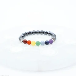 Bracelet 7 chakras | Hématite
