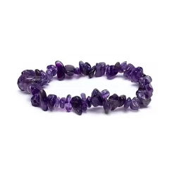 Bracelet chips d'Améthyste