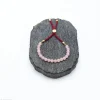 Bracelet en pierre naturelle plaqué or | Quartz Rose