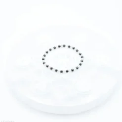 Bracelet Hématite / Quartz rose - 4 mm