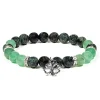 Bracelet Jaspe Kambaba - Aventurine Verte | charm Trèfle