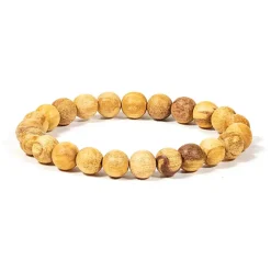 Bracelet Palo Santo perles rondes - 8 mm