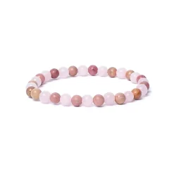 Bracelet Quartz Rose / Thulite