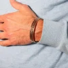 2 Bracelets cuivre magnétique | Tressés