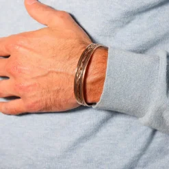2 Bracelets cuivre magnétique | Tressés