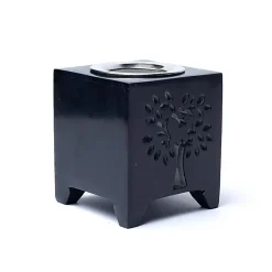 Brûleur encens en stéatite - Arbre de Vie