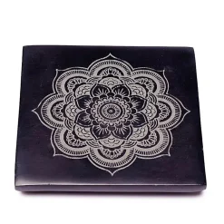 Brûleur encens en stéatite - Mandala