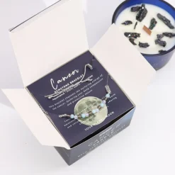 Coffret Cadeaux Bougie et Bracelet - Cancer