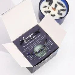 Coffret Cadeaux Bougie et Bracelet - Scorpion