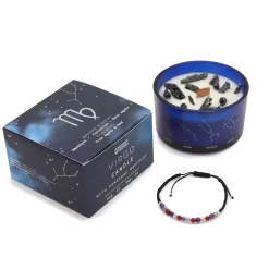 Coffret Cadeaux Bougie et Bracelet - Vierge