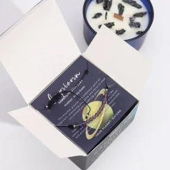 Coffret Cadeaux Bougie et Bracelet - Capricorne