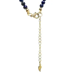 Collier Lapis-lazuli avec Pendentif Lune