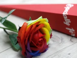 Fleur de savon - Rose avec tige