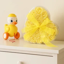 Fleurs de savon - Coeur de 24 roses