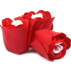Fleurs de savon - Coeur de 3 roses
