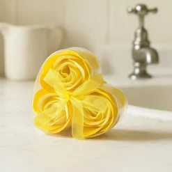 Fleurs de savon - Coeur de 3 roses