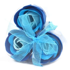 Fleurs de savon - Coeur de 3 roses