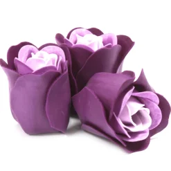 Fleurs de savon - Coeur de 3 roses