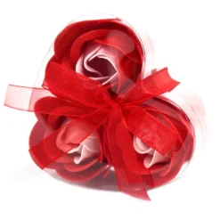 Fleurs de savon - Coeur de 3 roses