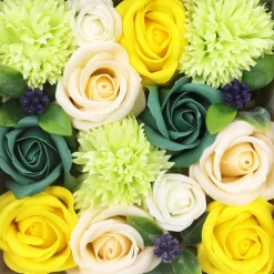 Fleurs de savon - coffret carré