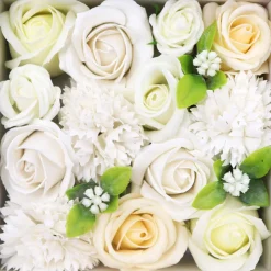 Fleurs de savon - coffret carré