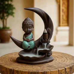 Fontaine à encens | Bouddha & Lune