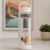 Gourde en verre - VitaJuwel VIA Prana | Blanche