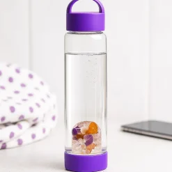 Gourde en verre - VitaJuwel VIA Prana | Violette