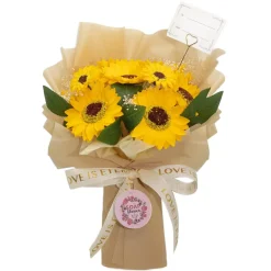 Grand Bouquet de Tournesols de savon